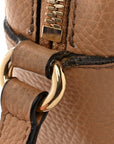 Pebbled Calfskin Small Soho Disco Bag Camelia