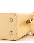 Taurillon Snakeskin Mini Capucines Banane