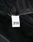 Nylon Vela Saffiano Small Cinch Backpack Black