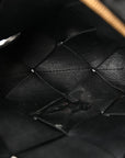 Lambskin Maxi Intrecciato Mini Cassette Camera Bag Black