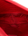 Tessuto Nylon Mini Re-Edition 2000 Bag Rosso