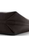 Grainy Calfskin Mini Reversible Tote Peat Sand