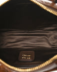 Naplak Patent Small Beau Top Handle Bag Palissandro