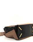 Calfskin Small Puzzle Bag Sand Hazelnut Ash