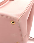 Saffiano Medium Galleria Double Zip Tote Orchidea