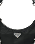 Re-Nylon Saffiano Re-Edition 2005 Shoulder Bag Black