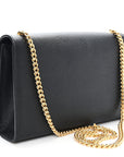 Grain De Poudre Small Monogram Kate Satchel Black