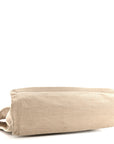 Linen Calfskin Rive Gauche Tote Optic White