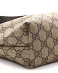 GG Supreme Monogram Small Joy Tote Dark Brown