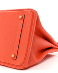 Togo BIRKIN 35 Orange Poppy