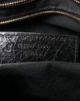 Agneau Giant 21 Rose Gold Hardware Part Time Black