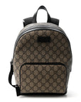 GG Supreme Monogram Small Eden Day Backpack Black