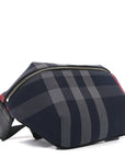 House Check Sonny Bum Bag Navy Grey