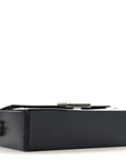 X MARC JACOBS Nappa Logo Baguette Soft Trunk Bag Black