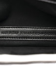 Metallic Agneau Arena Small Le Cagole Sling Bag Silver