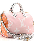 Monogram Giant Speedy Bandouliere 30 Rouge