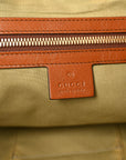 Vintage Canvas Calfskin Web Large Ophidia Half Moon Hobo Sand Light Cuir