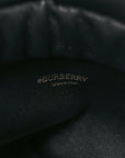 Lambskin Rose Clutch Black