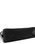 Re-Nylon Vitello Large Aimee Shoulder Bag Black