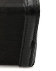 Recycled Fabric Jacquard Vitello King FF 1974 Baguette Soft Trunk Phone Pouch Brown