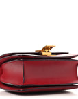 Box Calfskin Small Classic Box Flap Bag Red
