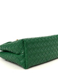 Nappa Intrecciato Small Andiamo Shoulder Bag Jungle
