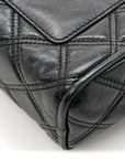 Lambskin Quilted The Softshot 21 Bag Black