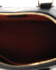 Empreinte Monogram Giant Speedy Bandouliere 25 Black Beige