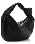 Nappa Intrecciato Teen Jodie Hobo Black