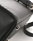 Cuoio Romano Selleria Bi-Color Medium Peekaboo Iconic Satchel Asfalto Latte