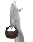 Nappa Intrecciato Small Jodie Brown