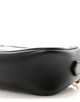 Calfskin Matelasse Mini GG Marmont Chain Shoulder Bag Black