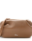 Supple Lambskin Bow Pouch Camel
