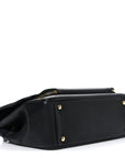 Caviar Quilted Large Business Affinity Flap Black