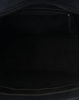 Drummed Calfskin Micro Luggage Black