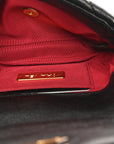Goatskin Quilted CHNL 19 Waist Bag Black