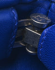 Smooth Calfskin Rose Clutch Knight