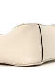 Calfskin Matelasse Small GG Marmont Shoulder Bag White