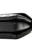 Lambskin Quilted Small Trendy CC Dual Handle Flap Bag Black