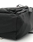 Tessuto Nylon Montagna Double Buckle Backpack Black