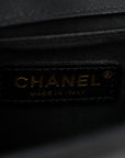 Lambskin Quilted Medium Boy Flap Black
