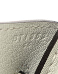 Togo Birkin 30 Gris Neve