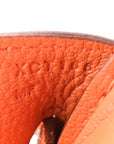 Taurillon Clemence Birkin 30 Orange