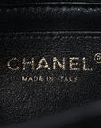 Lambskin Quilted Mini Rectangular Flap Black