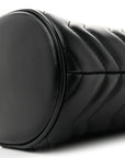 Calfskin Matelasse Mini GG Marmont 2.0 Bucket Bag Black