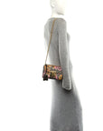 GG Supreme Monogram Bengal Small Padlock Shoulder Bag Beige Pink