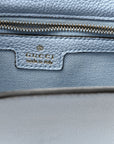 Grained Calfskin Web Medium Jackie 1961 Hobo Light Blue