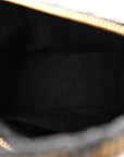 Raffia Calfskin Small Puzzle Bag Anise Olive