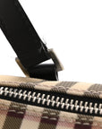 Nova Check Barrel Bag Black