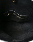 Soft Grained Calfskin Small Sangle Bucket Bag Black
